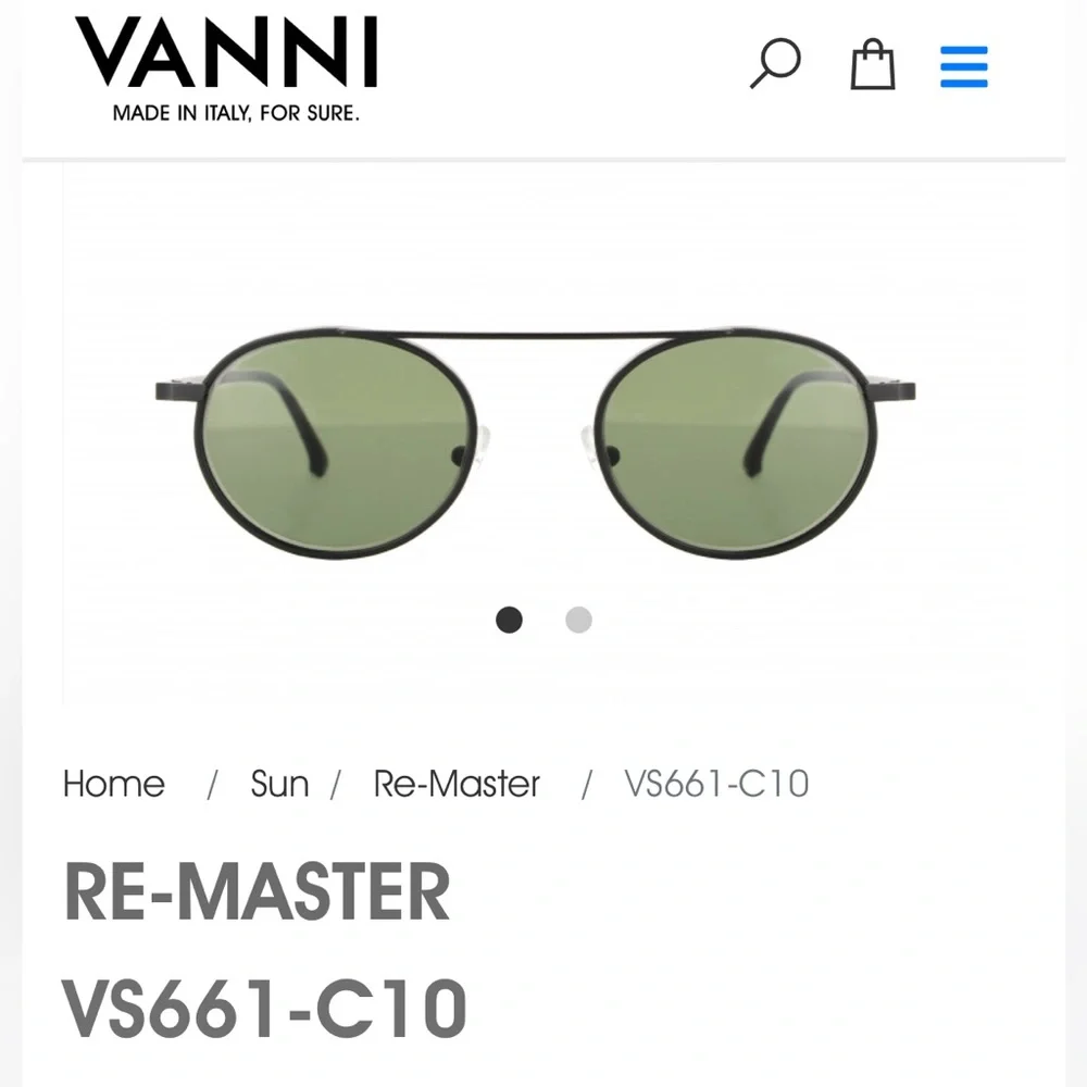 Vanni | Round, Metal Rim sunglasses - Picture 1 of 11